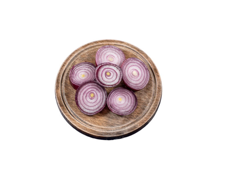 mengiris bawang menggunakan alat